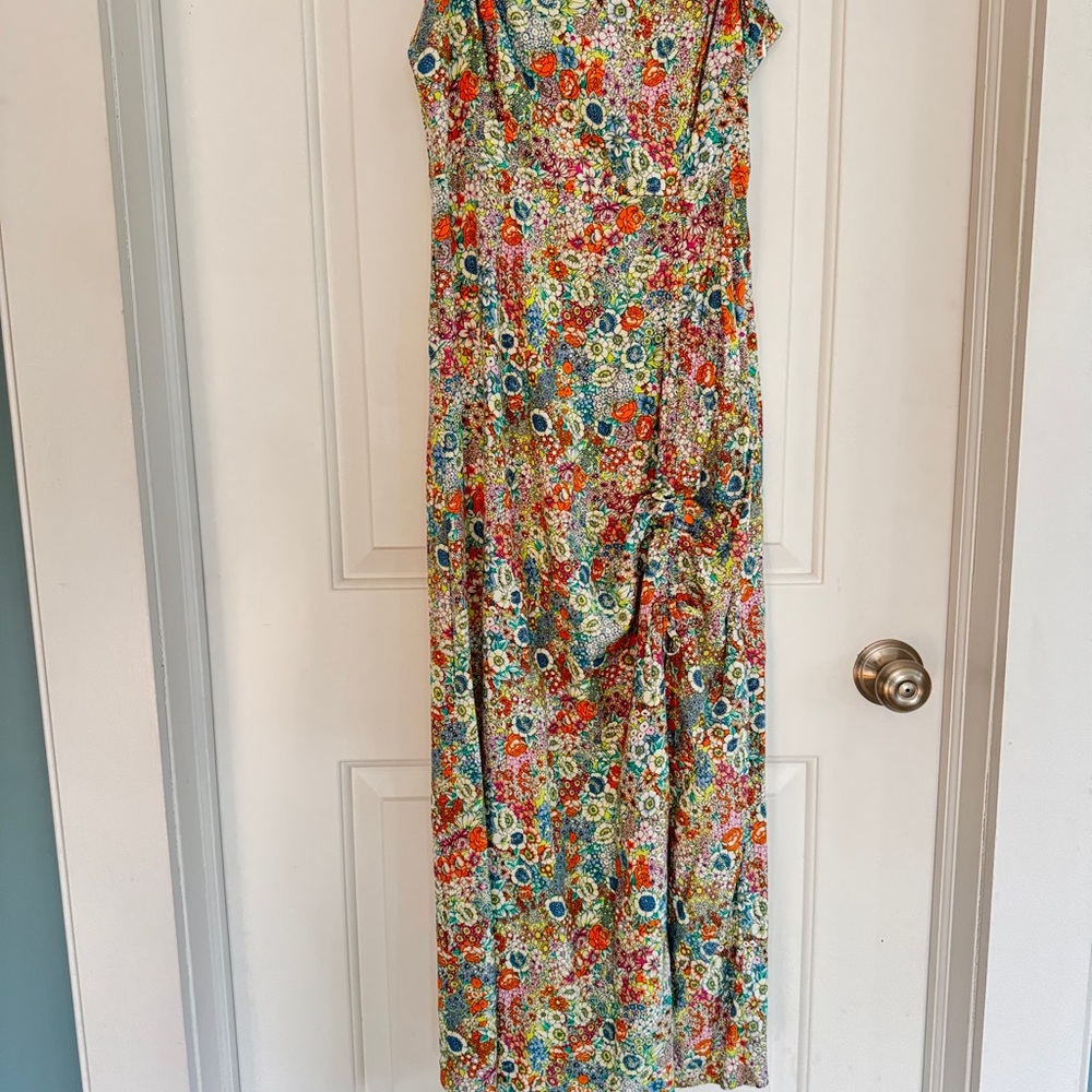 O'Neill Floral Print Midi Sundress size Large